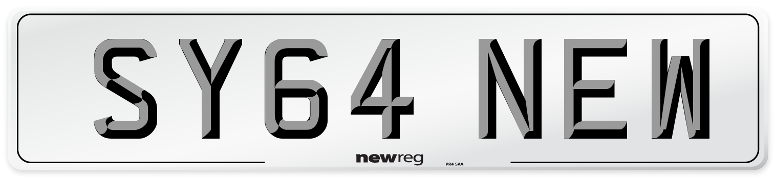 SY64 NEW Number Plate from New Reg